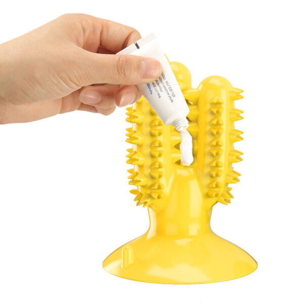 Dog Toothbrush Dog Teeth Cleaning Stick Leaking Device Bite-Resistant Pet Supplies