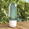 587634447 2 In 1 Pet Water Cup Segment Design Green Dog Walking Portable Drinking Cup Dog Feeding Supplies Pet Supplies Dog Walking Water