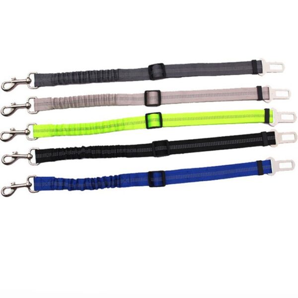 587689711 Vehicle Car Pet Dog Safety Belt Car Puppy Safety Belt Harness Lead Clip Pet Dog Supplies Safety Traction Car Lever Products