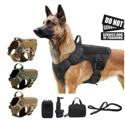 59d16e2e-6f9c-4514-acda-764ba762ed8f.jpg Pet Harness Luxury Dog Leash Set Chest Dog Nylon Camouflage Dog Harness