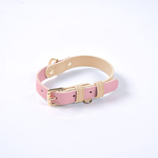 587632833 Genuine Leather Pet Dog Cat Collar Leash Dog Rope Dog Chain Dog Belt Pet Supplies