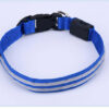 587638194 Pet Supplies LED Flash Dog Collar Nylon Translucent Double Fiber Medium Large Neck Usb Luminous Collar