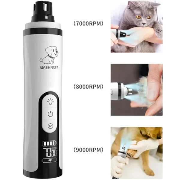587634518 Electric Dogs Nail Polisher Wheel Replacement Grinding Head Pet Nail Grinder Head Trimmer Clipper Pet Paws Grooming Supplies