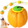 Pet Supplies Dog Molars Bite Resistant Ball Pumpkin Hand Throwing Elastic Toy Ball