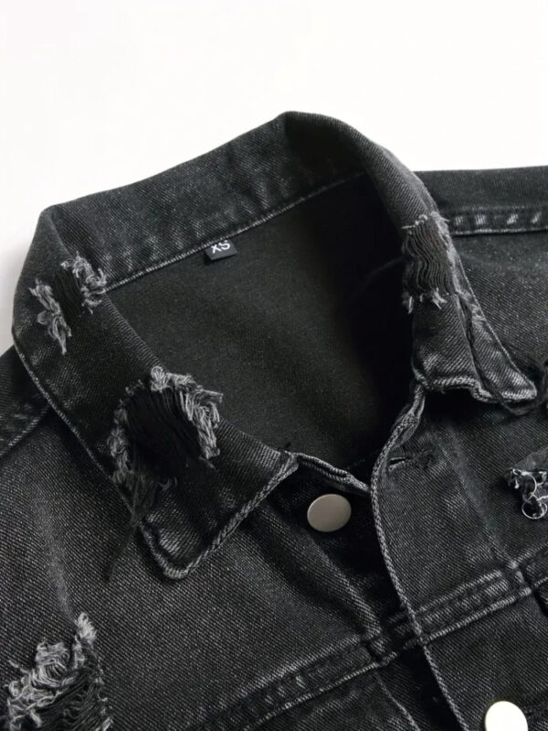 Form-fitting Denim Jacket For Men