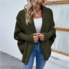5fb236b3-7478-40c7-9a3e-d1b7c448c69f.jpg New Loose Knitted Sweater Solid Color Bat Sleeve Large Lapel Cardigan Autumn And Winter Fashion Jacket For Women Clothing