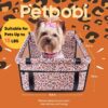 5fdf4db7-2d2f-4ffa-8e27-95a82238b9d6.jpg Small Dog Car Seat, Dog Car Booster Seat For Small Medium Dogs Foldable Front Seat Safety With Sturdy PVC Tube Frame, Breathable Mesh