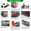 627ba3c1-ee1a-468e-a035-d784f9eab567.jpg Live Animal Cage Trap For Animals Humane Galvanized Iron Trap Cage For Raccoons Armadillos Foxes Opossums Muskrats Beavers 26in 32in 40in Size Options