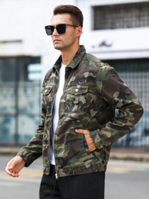63a55a70-76a5-4d1c-9f25-459cd4602321.jpg Form-fitting Denim Jacket For Men