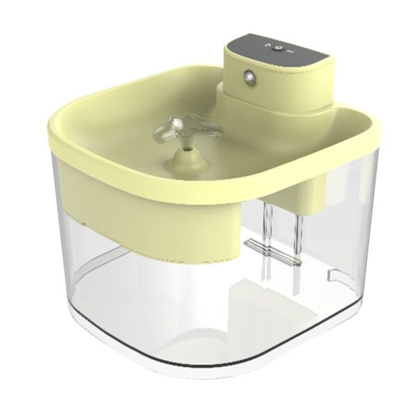 587689938 Inductive wireless cat water dispenser with large capacity, non plug in automatic circulation, intelligent pet supplies, silent water dispenser