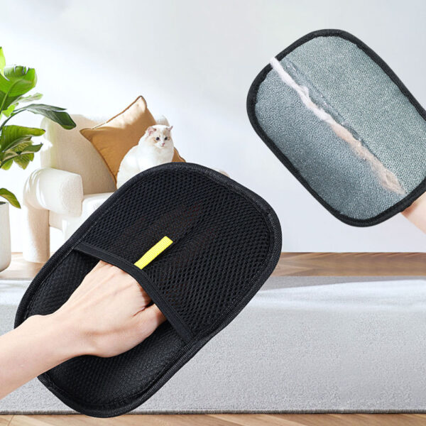 6553fa78-1ea3-40b6-a1b0-954a5a6a5d08.jpg Pet Hair Remover Mitt Pet Hair Remover Gloves Deshedding Brush Glove For Dog Cat Rabbit With Long Short Curly Hair