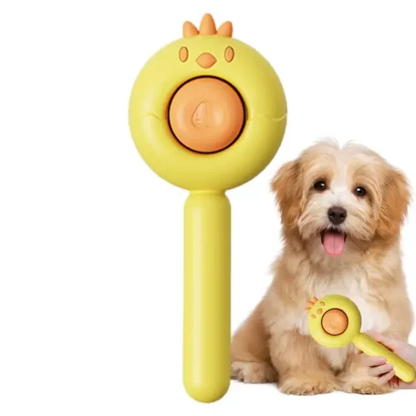 587634566 Comb For Dogs Self-Cleaning Stainless Steel Teeth Pet Comb Easy Hair Removal And Massaging Pet Brush Supplies Multifunctional