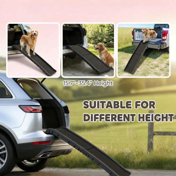 66be5467dd5248b6b60b45b7d8704092.jpg Pet Ramp,Pet Gentle Slope Ramp,Foldable Dog Car Ramp