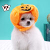 587639798 Pet Cat Dog Pumpkin Cat Hat Halloween Ghost Festival Decoration Headwear Supplies