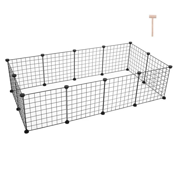 6821355f-c85b-4421-9ed4-5878cbb5f318.jpg Pet Playpen Small Animal Cage Indoor Portable Metal Wire Yard Fence For Small Animals