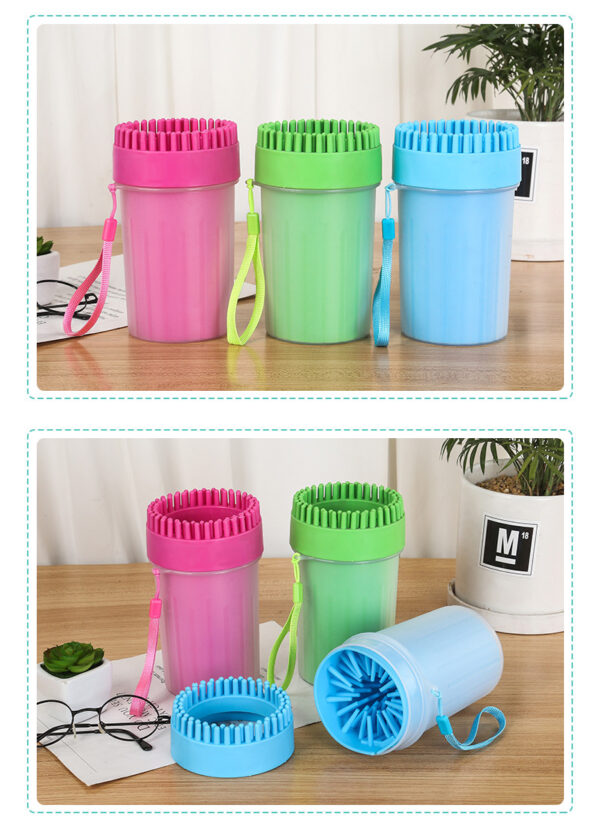 587814508 Paw Plunger Pet Paw Cleaner Soft Silicone Foot Cleaning Cup Portable Cats Dogs Paw Clean Brush Home Practical Supplies