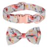 Sunflower Pet Collar Cotton Breathable Dog Collar Zou Ju Printed Neck Ring Pet Supplies