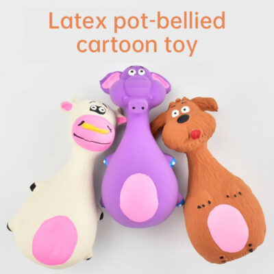 587814043 Pet Supplies Dog Toys Dog Voice Latex Cute Cartoon Toys Bite Resistant Latex Toys