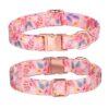 Sunflower Pet Collar Cotton Breathable Dog Collar Zou Ju Printed Neck Ring Pet Supplies