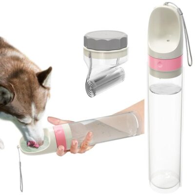 587813331 Pet Supplies Dog Travel Water Cup Outdoor Walking Feeder