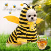 587690111 Chick Transformed Dog Cat Small Medium-Sized Dog Autumn And Winter Sweatshirt Scratch Pet Clothes Supplies Teddy Fighting Bichon