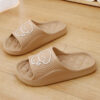 6a8ccc78-4f0f-485f-b5b1-d6a430b48341.jpg Cute Cartoon Dog Slippers Summer Solid Color Non-slip Rhombus Bathroom Slipper Indoor House Shoes For Men Women Couples