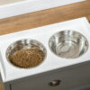 6bbdc523-7ce1-43d6-a12c-a37af305fc5d.jpg Pet Feeding Station Pet Dish Bowl Set With Storage, 2 Elevated Dog Bowls For Large Sized Dogs, Gray