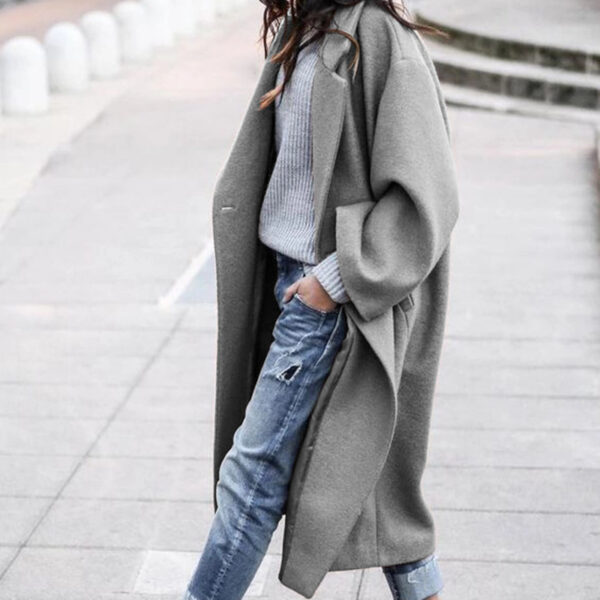 6d7a1039-7678-4041-b054-5ff6ff0741a5.jpg Casual Long Jacket With Pockets Solid Color Single Breasted Lapel Woolen Coat For Women Warm Winter Clothing