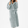 6d9d53ce-54cd-4047-b213-397dd8af0e26.jpg RONGTAI Womens Hooded Robe Long Plush Fleece Bathrobe With Pockets Nightwear S-XXL