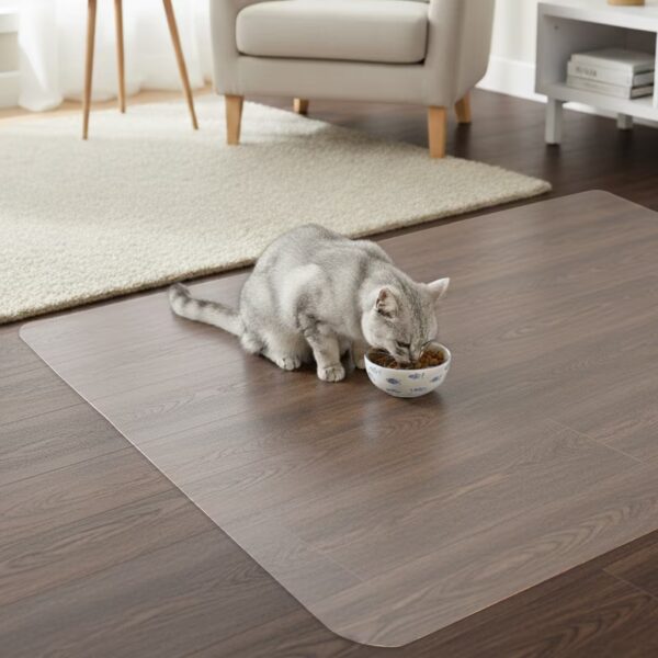 716dcb80-33c1-46c5-a311-0340a1dc6fd8.jpg Frosted PVC Floor Mat -1.5mm Anti-Scratch Waterproof Pet Floor Mat For Dog Cat Feeding Area & Kennel Floor