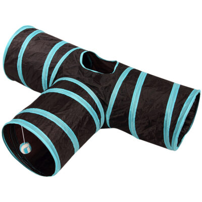 587621225 Pet Cat Toys Rainbow Cat Tunnel Pet Runway Rolling Dragon Channel Interactive Pet Supplies