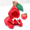 Small And Medium-Sized Dogs Fruit Sweatshirt Dogs And Cats Fall And Winter Sweatshirt Fleece Clothing Supplies Pet Teddy Pitcher