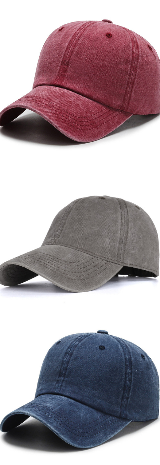 74352dc9-3245-4a37-a6d9-ee908a88b9ee.jpg All-match Washable Solid Color Baseball Cap Casual Men