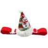 587639414 Pet Cat Dog Caps Cone Hat With Adjustable Strap Dog Christmas Headpiece Costume Cap Party Supplies