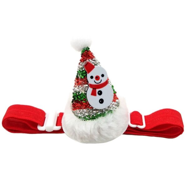 587639414 Pet Cat Dog Caps Cone Hat With Adjustable Strap Dog Christmas Headpiece Costume Cap Party Supplies