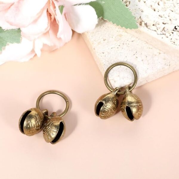 746c2e9b-0e48-4053-9e9b-1950e64779e8.jpg Copper Bell For Dog Collar, 4 PCS Brass Dog Bells Extra Loud Collar Bell For Pet Tracking Anti Lost Training Pets Pendant Accessories Anti Theft Bells For Little Dogs