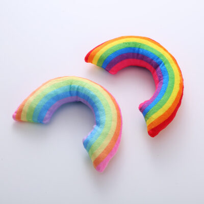 587621430 Pet Supplies Cat Toy Rainbow Bridge Pillow with Catnip and Cat Mint