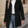 7511e96f-2a56-4434-aa5b-1848d10590f2.jpg Elegant Single-breasted Woolen Coat Buttons Lapel Mid-length Jacket Temperament Commuter Outwear Clothing For Women