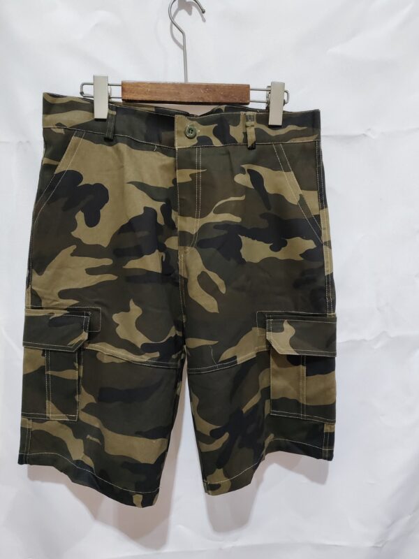 Summer Loose Five Points Casual Camouflage Workwear Shorts Men