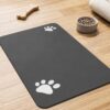 76634072-7846-483a-b99b-fc7cbd3cc908.jpg Pet Feeding Mat-Absorbent Dog Mat For Food And Water Bowl No Stains Easy Clean Dog Food Mat-Quick Dry Water Dispenser Puppy Supplies Accessories