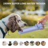 587814394 420ML Portable Pet Water Bottle Dog Large Capacity Leakproof Drinking Feeders Drinker Outdoor Travel Supplies