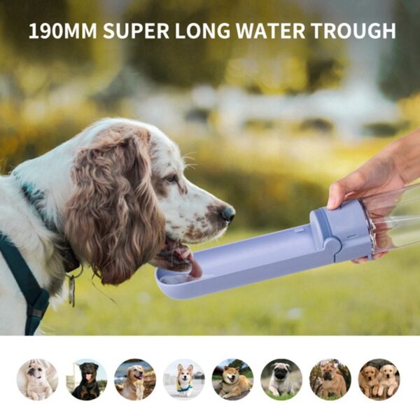 587814394 420ML Portable Pet Water Bottle Dog Large Capacity Leakproof Drinking Feeders Drinker Outdoor Travel Supplies