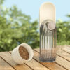 587634445 2 In 1 Pet Water Cup Segment Design Green Dog Walking Portable Drinking Cup Dog Feeding Supplies Pet Supplies Dog Walking Water