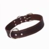 Cowhide Dog Collar Vintage Copper Hook Buckle Head Golden Hair German Shepherd Medium And Large Dogs Special Collar Pet Supplies