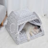 Cat Kennel Summer Cat Tent Cat House Semi Enclosed Pet Bed Four Seasons Dog Kennel Villa Bed Supplies
