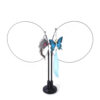 Suction cup cat toy stick that can be attached and held with steel wire multi head interchangeable cat toy and pet supplies