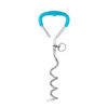587639502 Outdoor Pet Supplies Dog Stake Chrome Plated Spiral Ground Anchor Dog Tether Factory Direct Stock