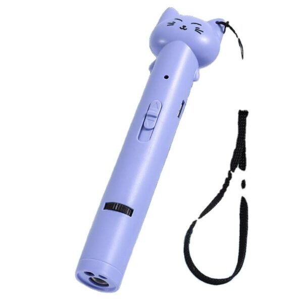 587690368 USB Charging Laser Teasing Cat Stick Infrared Laser Light Pattern Projection Cat Toys Pet Supplies Teasing Cat Pen