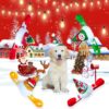 587639412 Pet Cat Dog Caps Cone Hat With Adjustable Strap Dog Christmas Headpiece Costume Cap Party Supplies