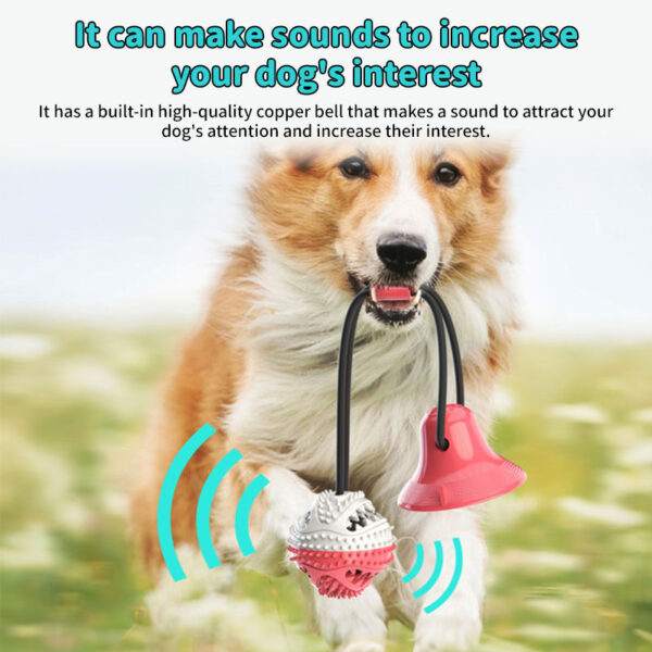 587691058 Dog Food Toys - Silicone Suction Interactive Chew Toy, Dental Cleaning Chew Brush for Puppy Teething & Pet Feeding Supplies